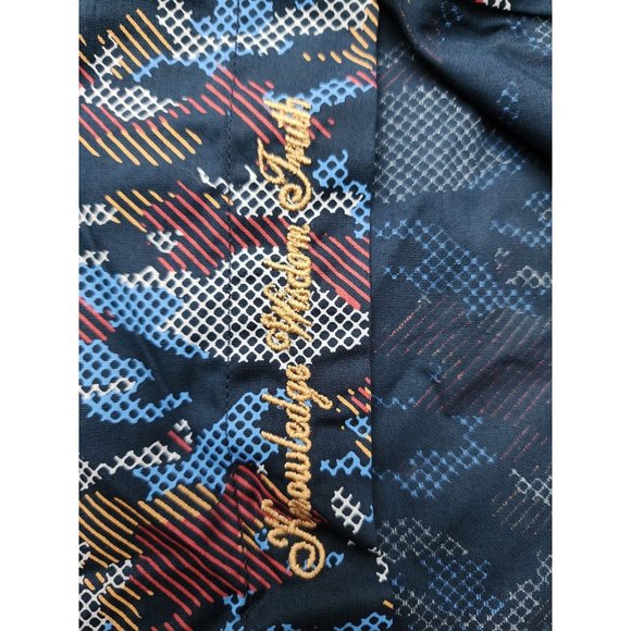 Robert Graham NWT Blue Shirt Contrast Shortsleeve Button Medium - Picture 4 of 4